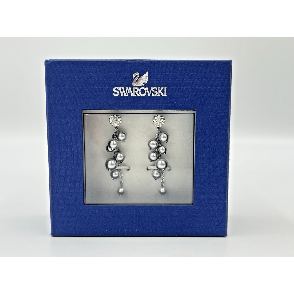 Swarovski Rumor Necklace and Earrings Set dangle cluster balls 1145704/1145703 - Picture 4 of 13
